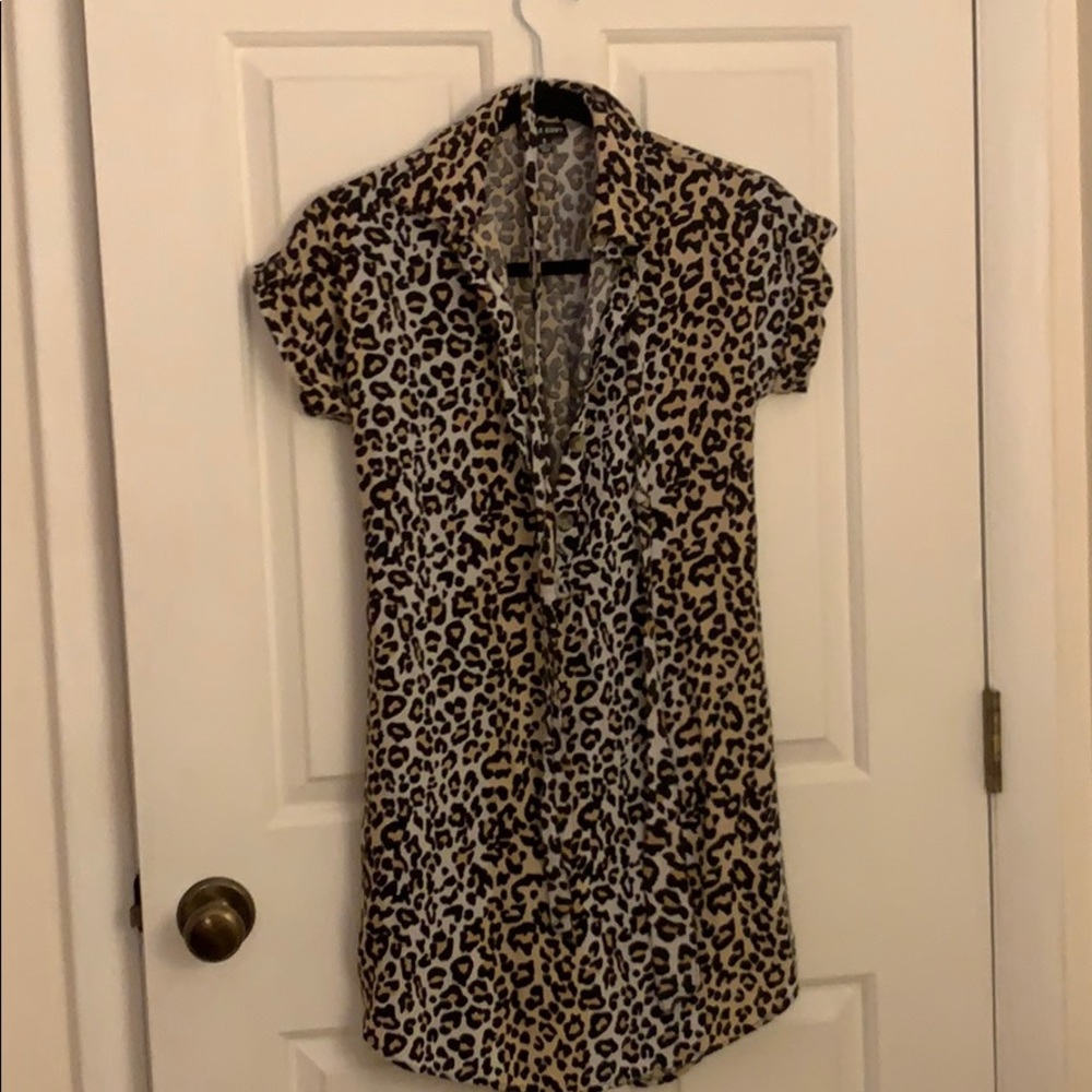Cheetah print dress